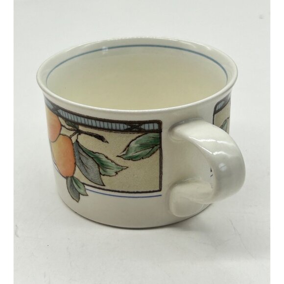 Mikasa Intaglio Garden Harvest CAC29 Cup & Saucer Set Pears Grapes Fruit - Picture 10 of 11